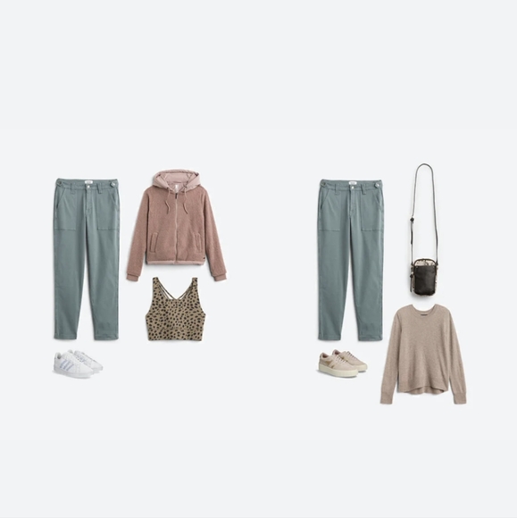 🌸 Cosmic Blue Erin High Rise Utility Pant Size 27T NWT STITCH FIX - Picture 10 of 13